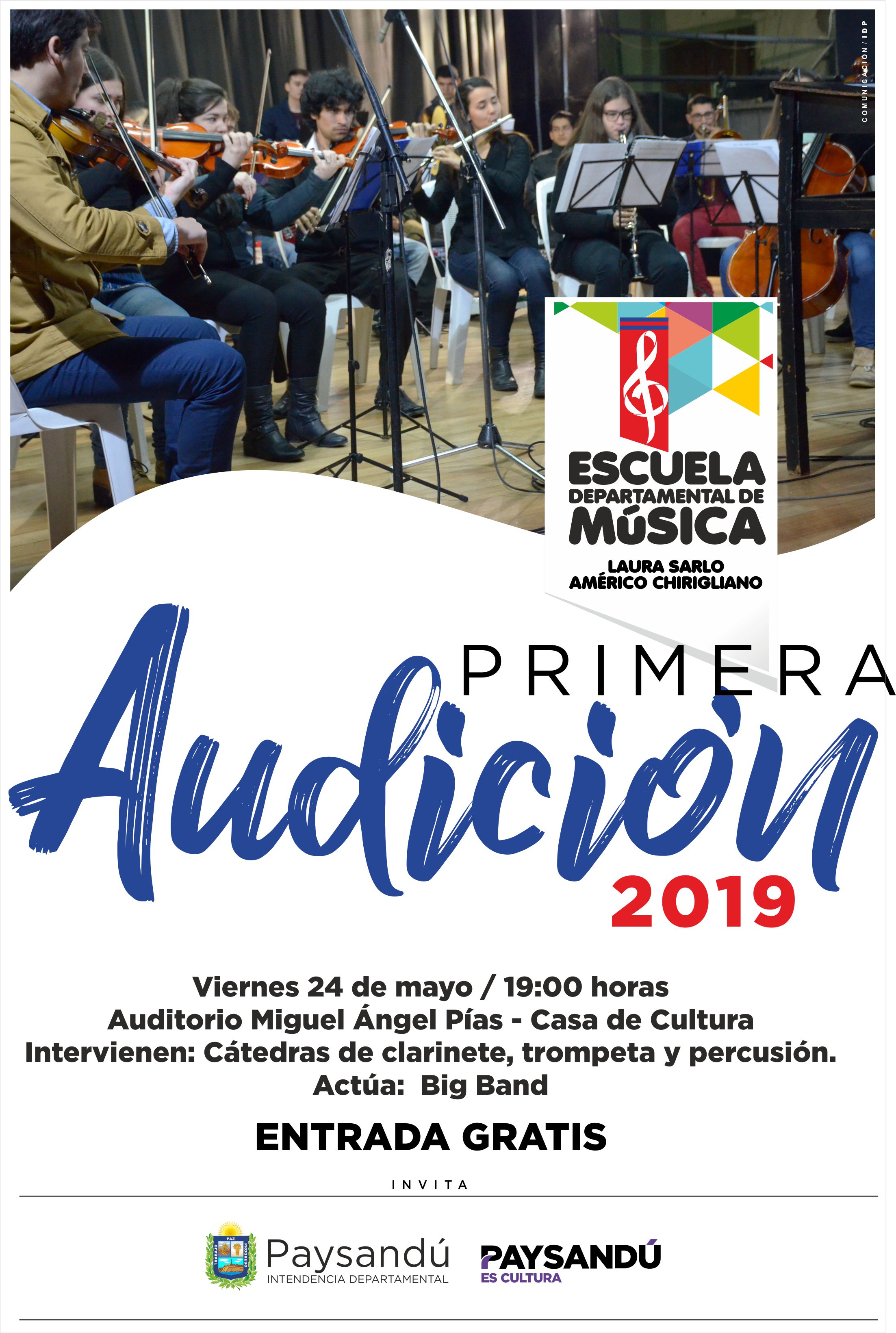 Escuela de musica primera audicion 2019