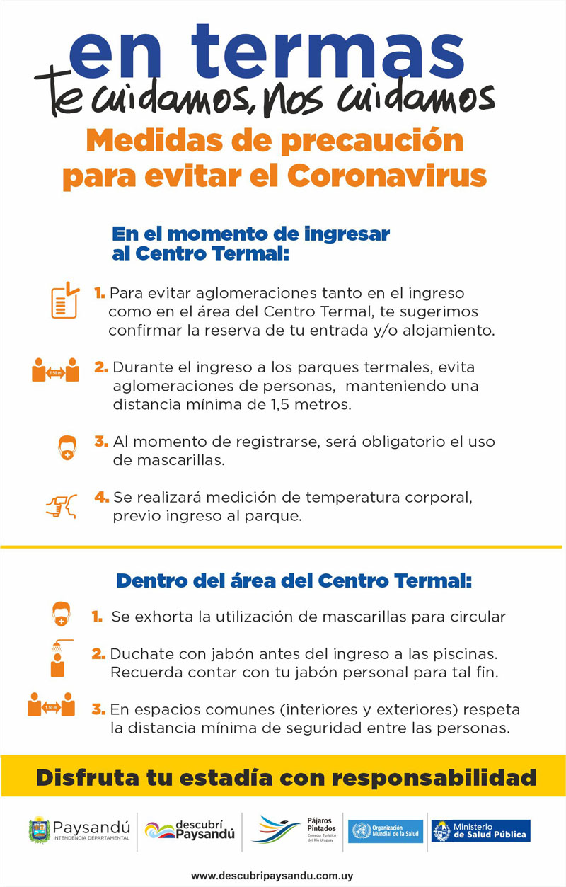 Coronavirus en termas